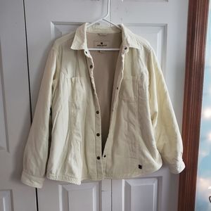 Woolrich Cream Cozy Corduroy Jacket